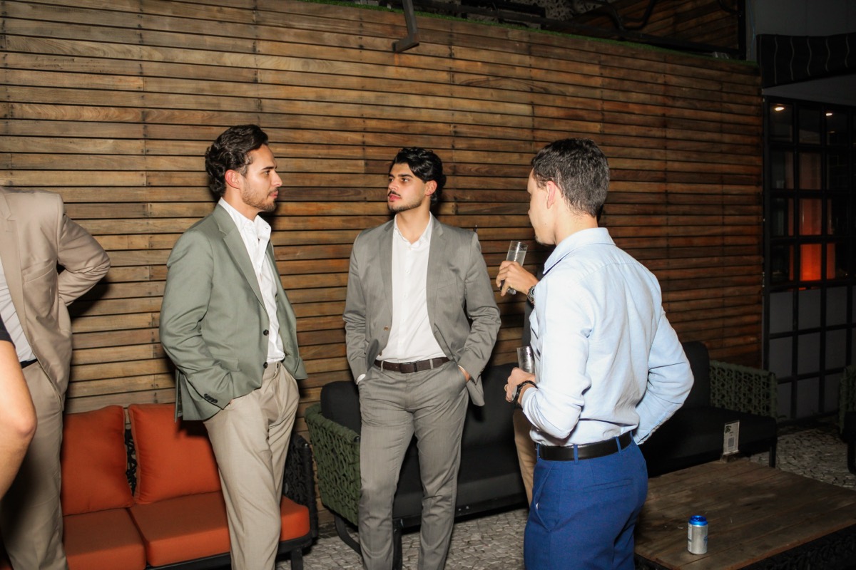 Roda de conversa no terraço do Âmbar na 2ª edição