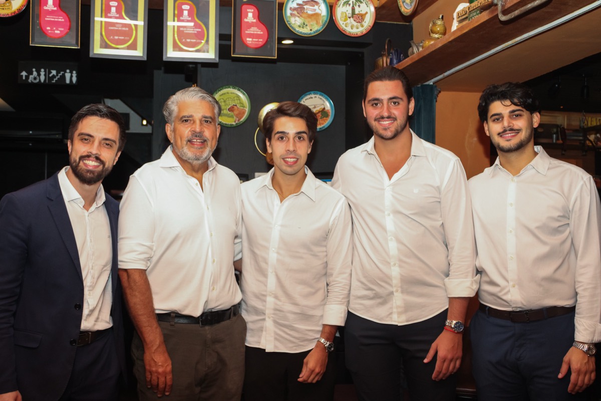 Membros na 5ª edição, na Cantina do Délio