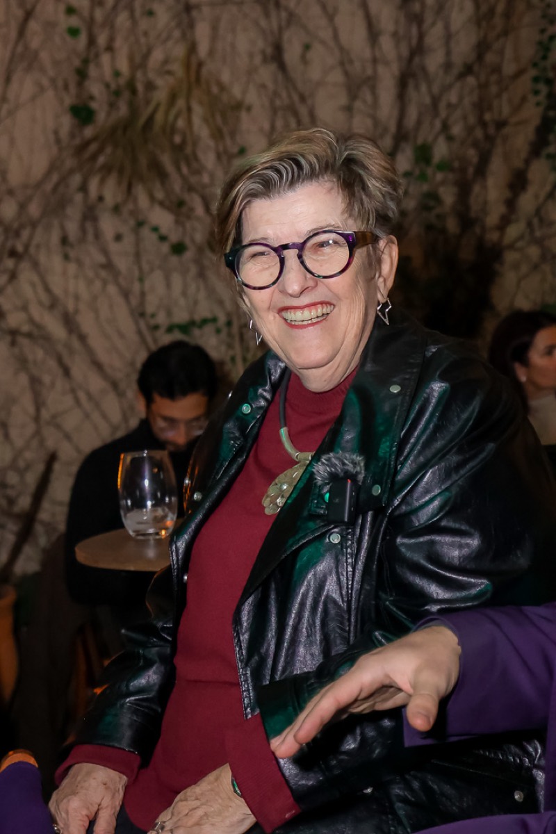 Susan Alberttoni durante talk no Conclave
